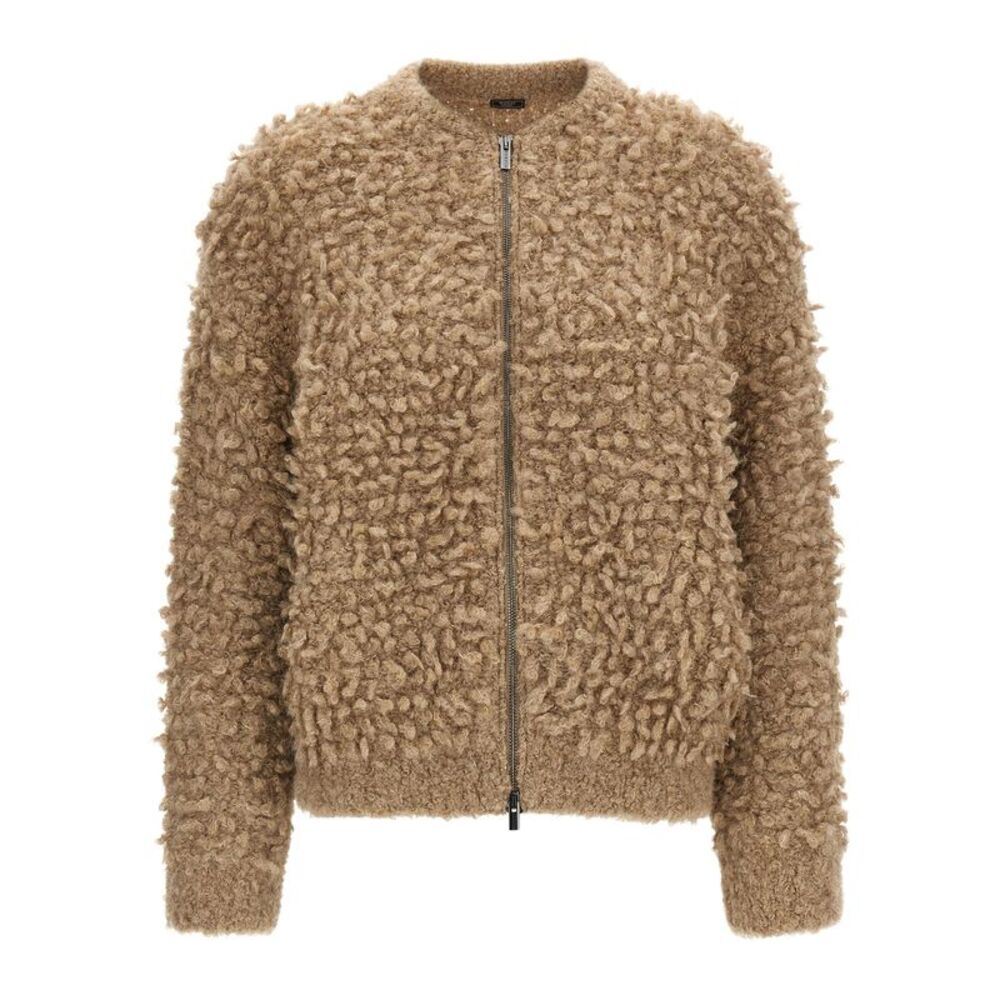 Peserico Beige Wool Women's Bomber